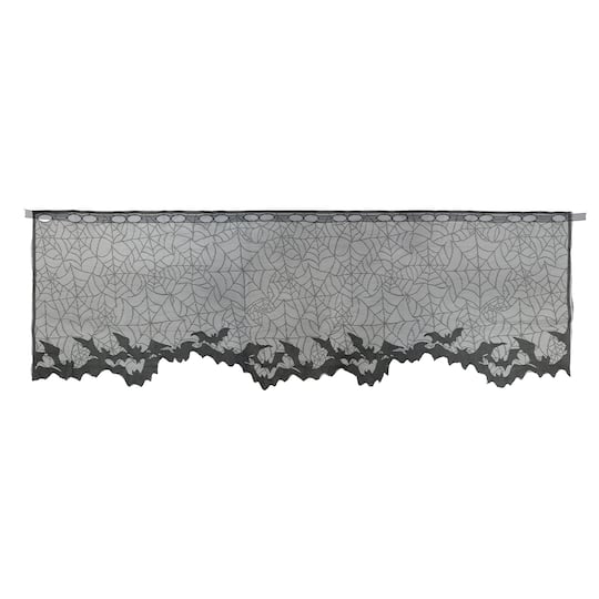 Michaels, Black Spiderwebs & Bats Lace Lamp Cover by Celebrate It™ – Category: Halloween Party Supplies